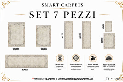 SET TAPPETI SMART 7 PEZZI