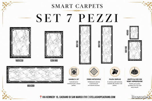 SET TAPPETI SMART 7 PEZZI