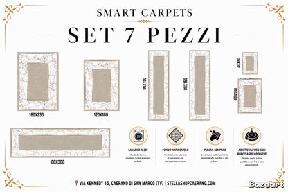 SET TAPPETI SMART 7 PEZZI