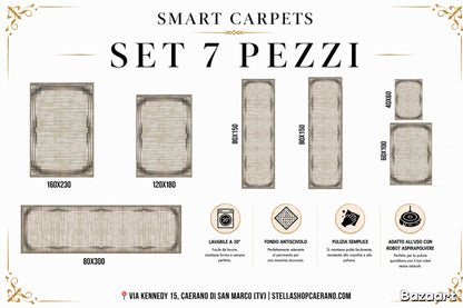 SET TAPPETI SMART 7 PEZZI