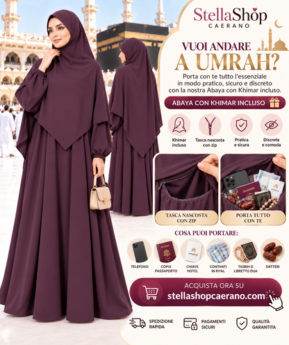 Set Abaya & Khimar Safa – Umrah Edition