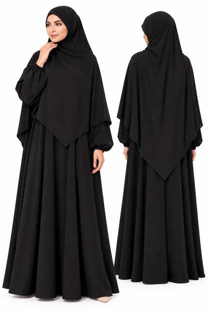 Set Abaya & Khimar Safa – Umrah Edition