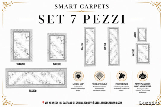 SET TAPPETI SMART 7 PEZZI
