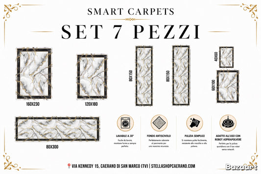 SET TAPPETI SMART 7 PEZZI