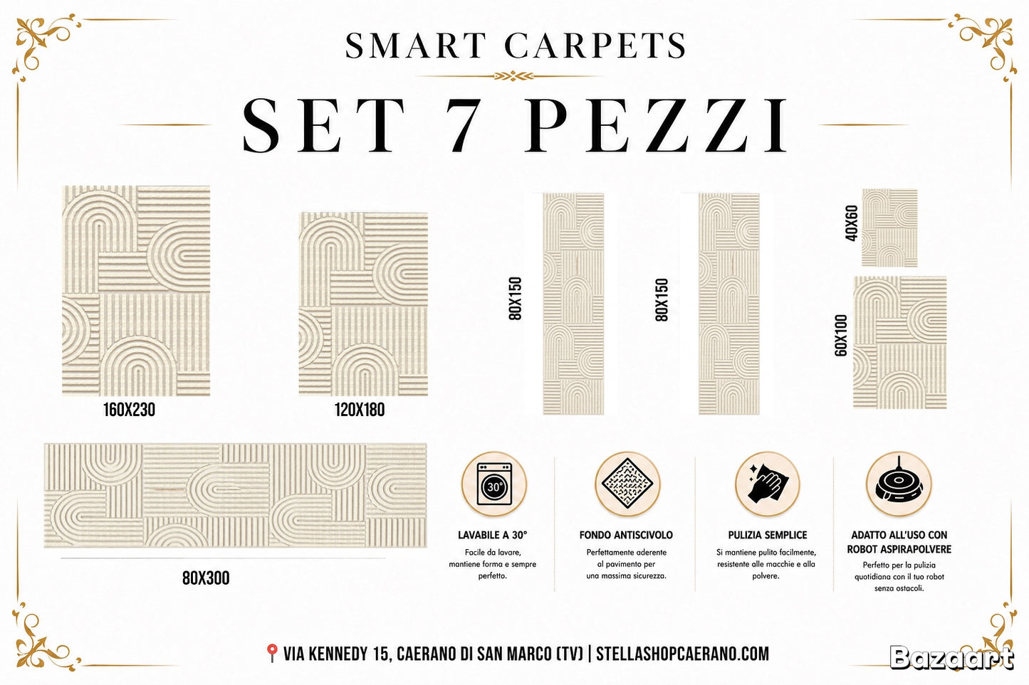 Tappeti SET Beige