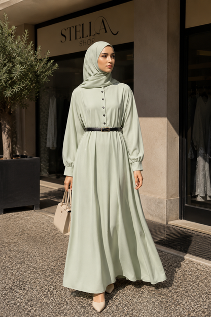Amal Button Abaya