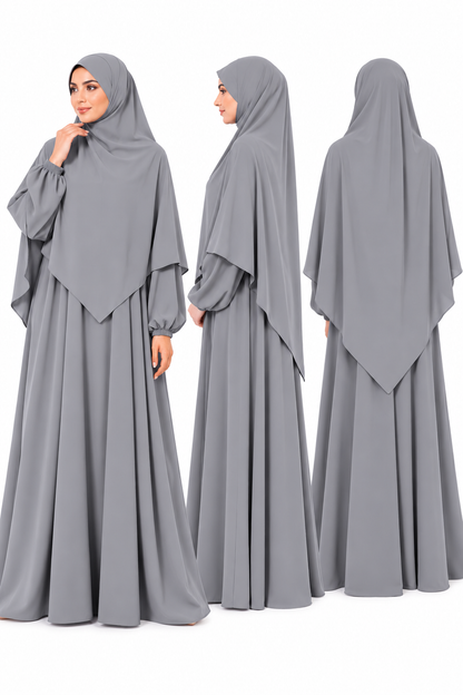 Set Abaya & Khimar Safa – Umrah Edition