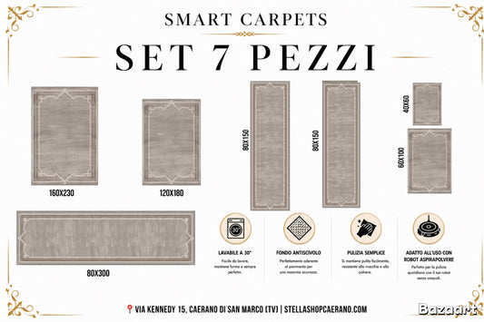 SET TAPPETI SMART 7 PEZZI