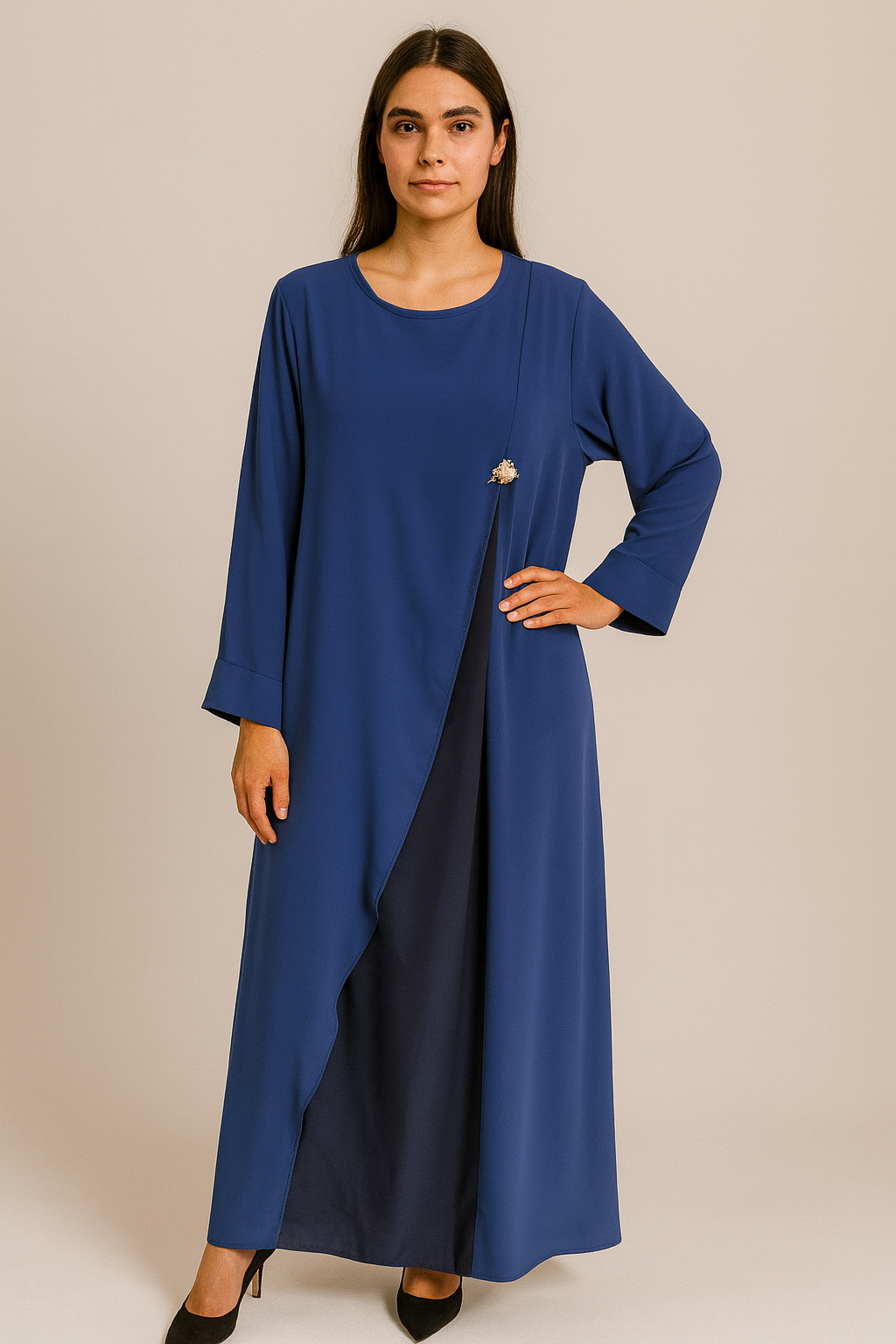 Abito Lungo Elegance Blu Reale