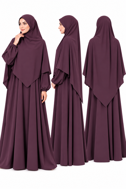 Set Abaya & Khimar Safa – Umrah Edition