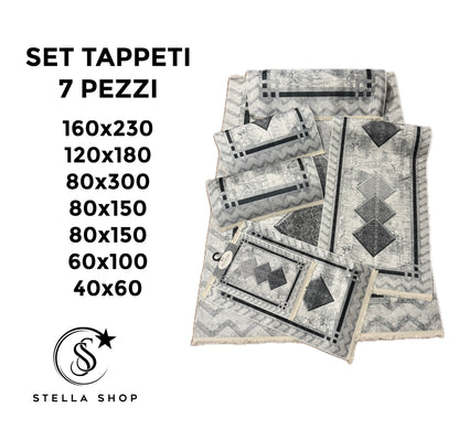 TAPPETI SET GRIGIO