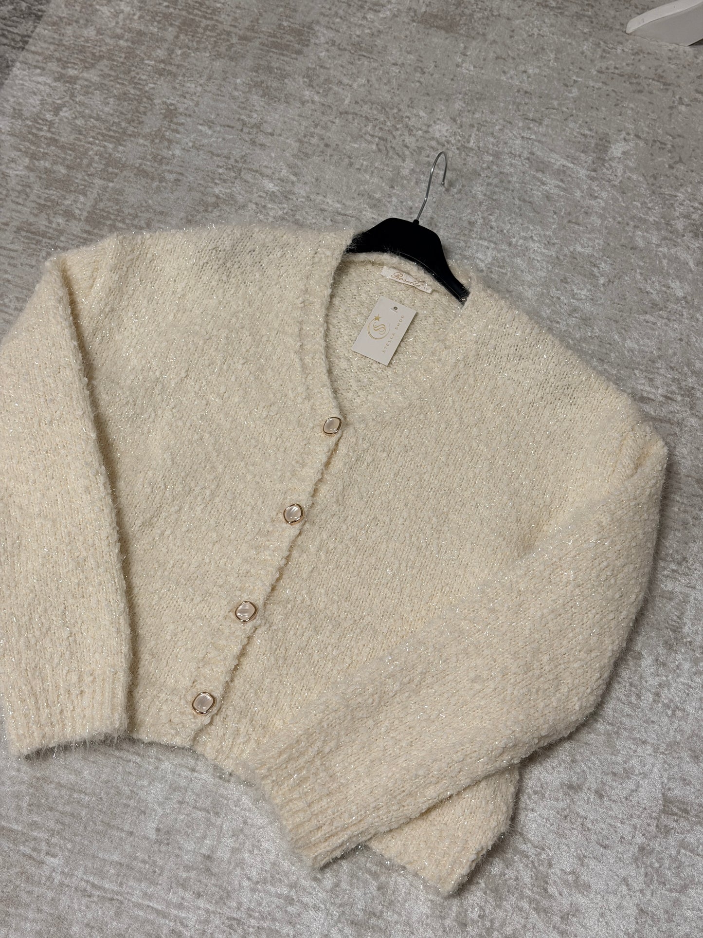 Cardigan Casual Elegante di Alta Qualità con Bottoni