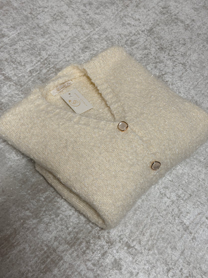 Cardigan Casual Elegante di Alta Qualità con Bottoni