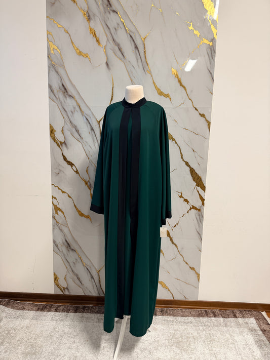 Abaya Elegante a Due Pezzi – Made in Italy