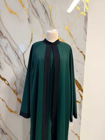 Abaya Elegante a Due Pezzi – Made in Italy