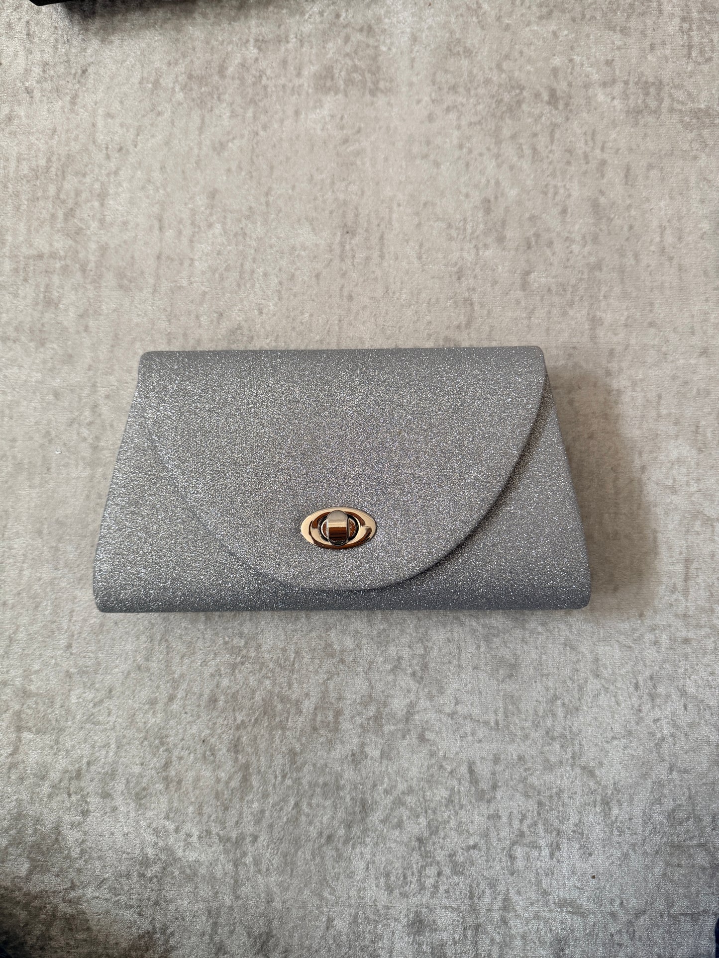 Clutch con Finitura Brillantinata