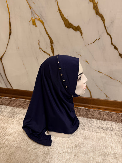 💛 Hijab con Cristalli – Comodo e Raffinato