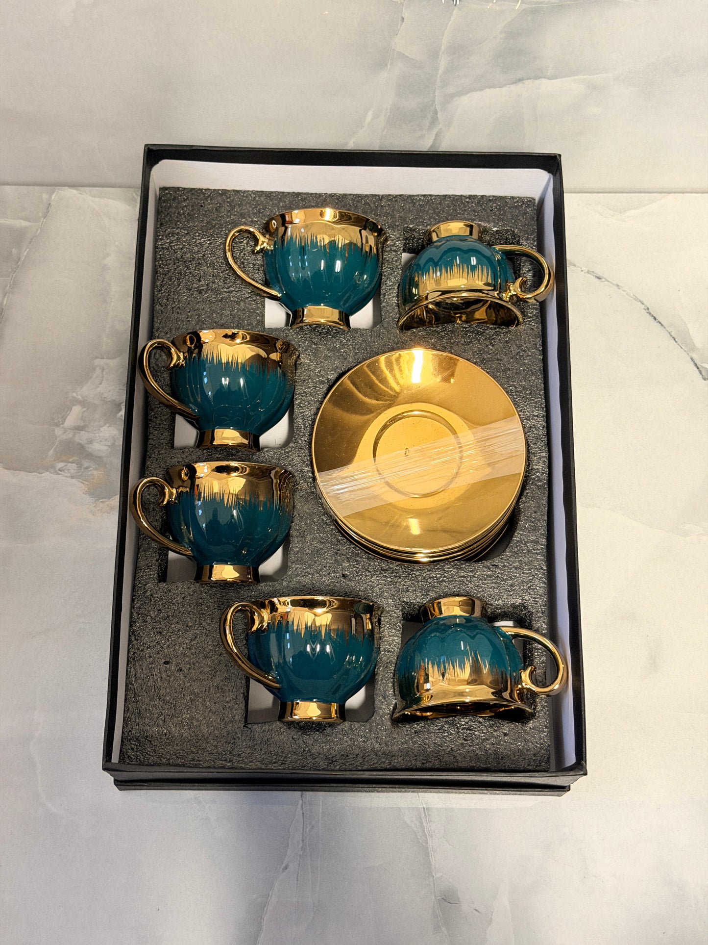 Servizio da Tè in Ceramica di Lusso – Collezione da 6 Pezzi