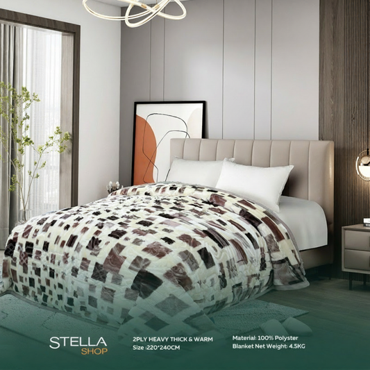 Coperta Super Morbida Stella – 4,5 KG | 240 × 220 CM