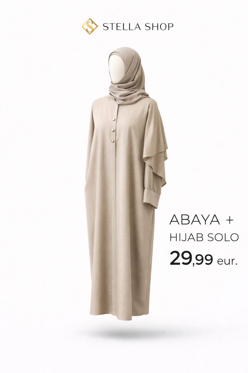 Abaya + Hijab – Eleganza e Comfort Quotidiano
