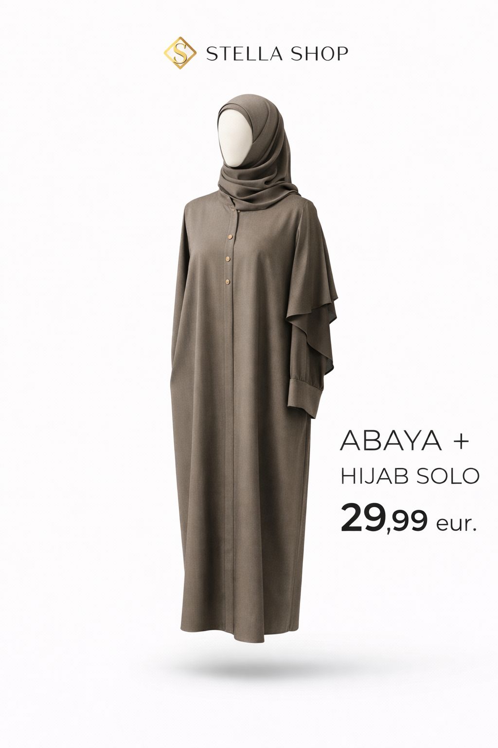 Abaya + Hijab – Eleganza e Comfort Quotidiano