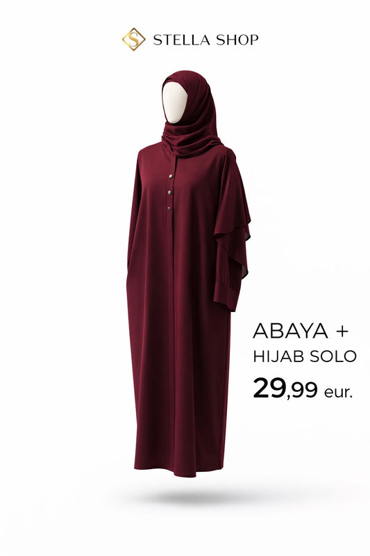 Abaya + Hijab – Eleganza e Comfort Quotidiano